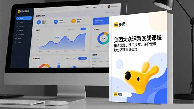 美团大众运营实战课程，排名优化、推广投放、评价管理，助力店铺业绩倍增-拾涧工坊