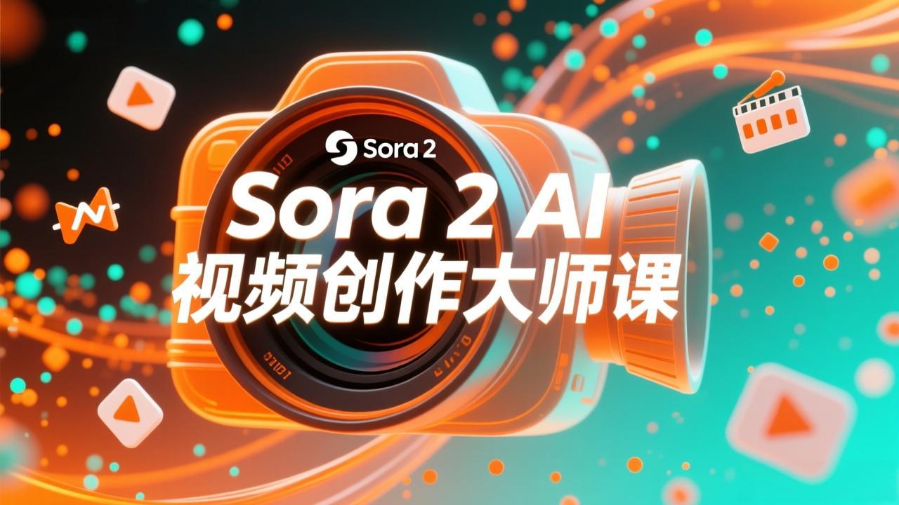如何利用Sora 2创建流行AI人工智能视频大师班教程：掌握创作全流程，产出百万播放内容-拾涧工坊