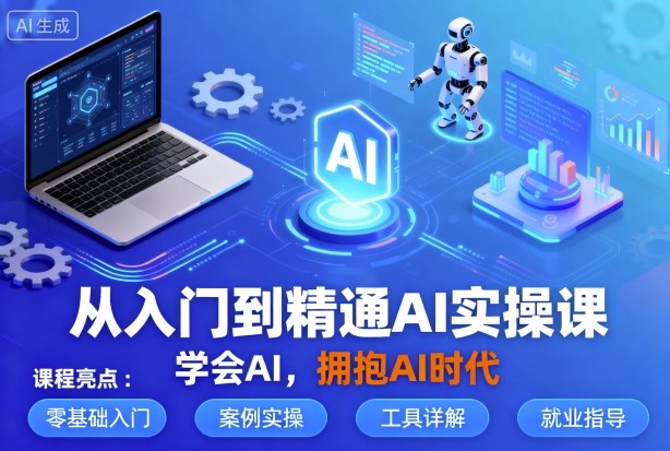 从入门到精通AI实操课，学会AI，拥抱AI时代-拾涧工坊