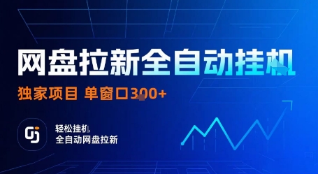 网盘拉新全自动挂G，独家项目，全自动运行完成拉新做任务，单窗口3张+【揭秘】-拾涧工坊