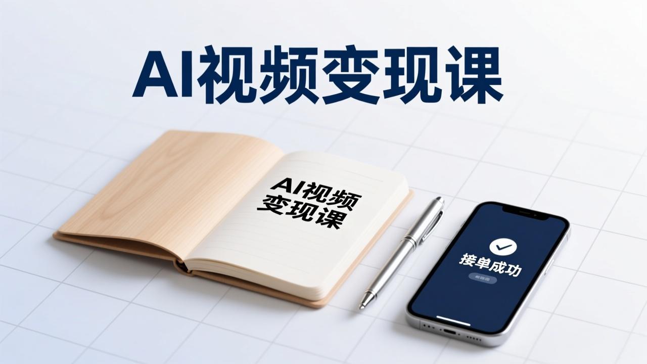 AI视频变现课，学完即可创作短片、接商单，实现副业增收，单项目报价可达千元-拾涧工坊