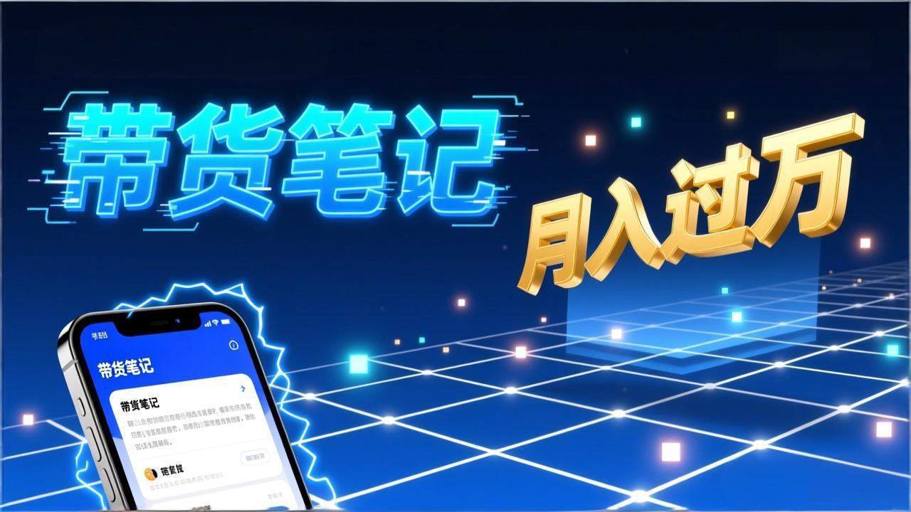 小红书爆款笔记带货实战：拆解封面标题正文全要素，手把手教你单篇笔记带货月入过万-拾涧工坊