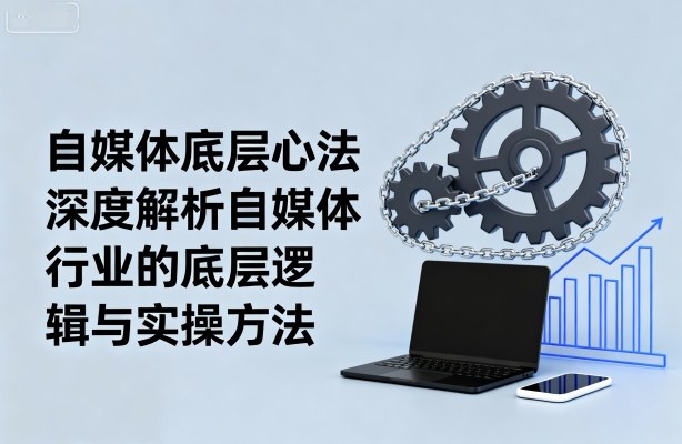自媒体底层心法，深度解析自媒体行业的底层逻辑与实操方法-拾涧工坊