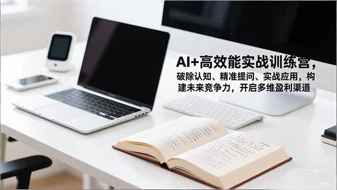 AI+高效能实战训练营，破除认知、精准提问、实战应用，构建未来竞争力，开启多维盈利渠道-拾涧工坊