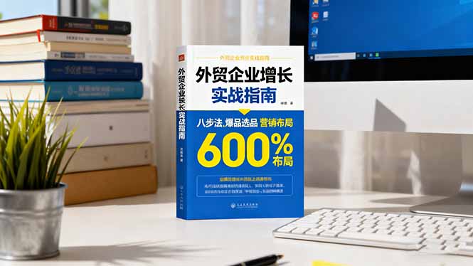 外贸企业增长实战指南，八步法、爆品选品、营销布局，业绩增长300%-拾涧工坊
